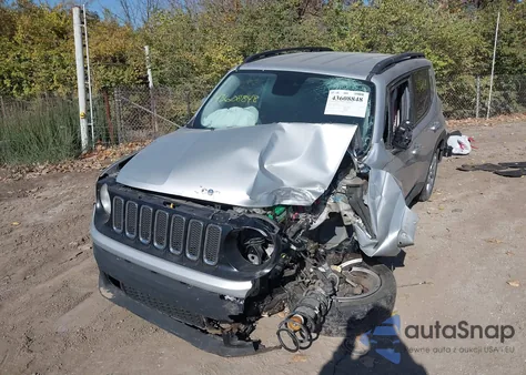 2017 Jeep Renegade Latitude Fwd из США, поврежденный, VIN ZACCJABB3HPE99803